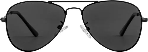 Miniatura 4 de Gleyemor Lentes de sol polarizados estilo aviador para niños y niñas, jóvenes, adolescentes, dos tamaños de 1.969 in y 2.047 in