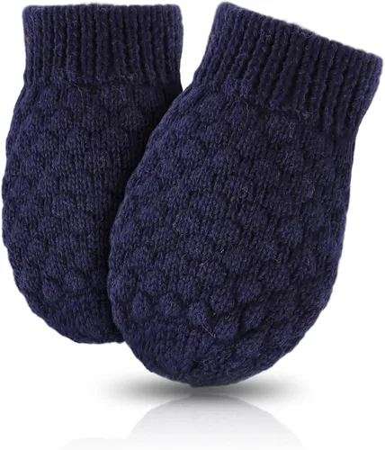 Miniatura 17 de Guantes de punto para bebés, niños y niñas, guantes de invierno para recién nacidos, guantes de 0 a 3 años