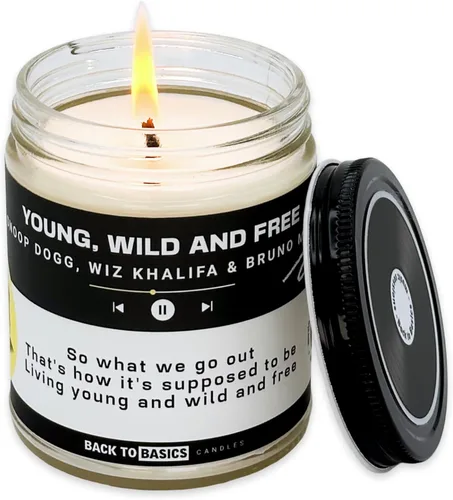 Miniatura 27 de Back to Basics Juego de velas premium Taylor - 3 velas veganas de cera de soja y coco perfumadas para decoración del hogar, regalos de cumpleaños