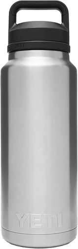 Miniatura 27 de YETI Rambler - Botella de 36 onzas, aislada al vacío, a prueba de fugas, de acero inoxidable con tapón para sorbos Aislamiento al vacío Azul marino