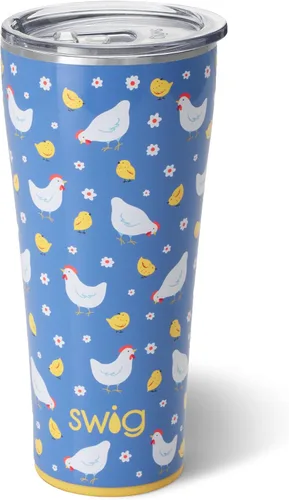 Miniatura 66 de Swig Life - Vaso de 22 oz con aislamiento térmico, vaso de café con tapa, apto para portavasos, apto para lavavajillas, acero inoxidable, taza