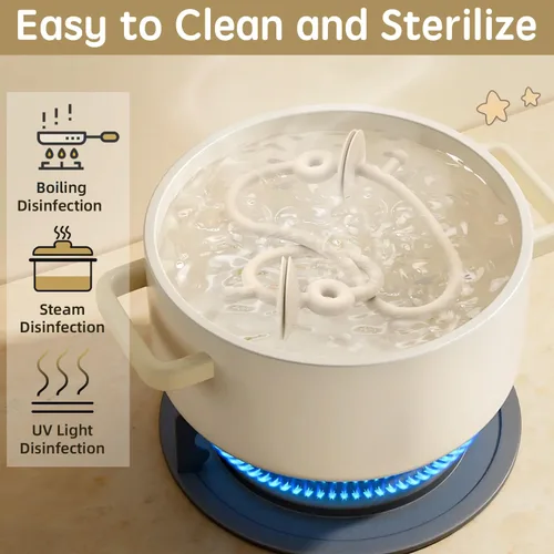 Miniatura 5 de Juguetes sensoriales de succión para silla alta para bebés de 12 a 18 meses, cuerda de silicona de grado alimenticio con lazo de roble, juguete Beige