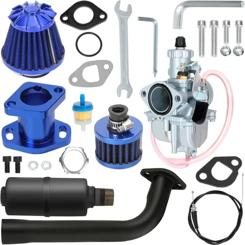 Miniatura 11 de YOXUFA Carburador 212cc VM22 Kit de Silenciador de Escape Etapa 2 de Reemplazo para Motor Predator 224cc 196cc 200cc 6.5hp Coleman CT200U BT200X