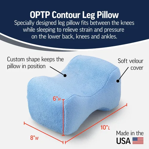 Miniatura 3 de OPTP Almohada para piernas de contorno - Soporte de espuma para dormir