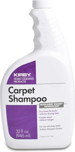 Kirby Champú y manchas para alfombras, removedor de olores y eliminador de olores, solución neutralizadora de olores, elimina manchas de perros y