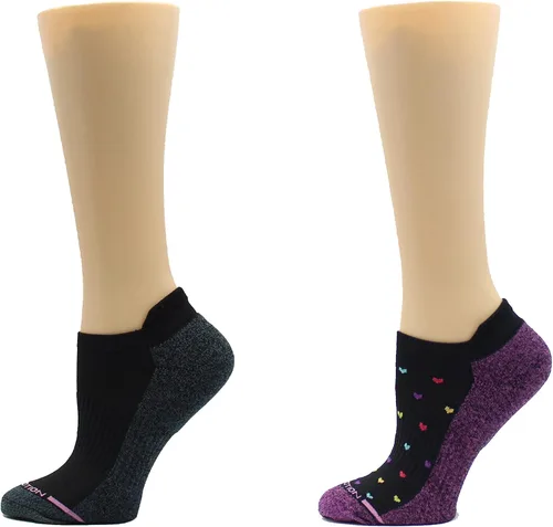 Miniatura 19 de Dr. Motion Calcetines de compresión de corte bajo para mujer, paquete de 2