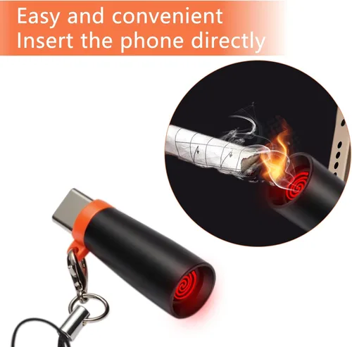 Miniatura 4 de Encendedor Eléctrico USB-C. Resistente al Viento y al Agua. Alimentado por Teléfono o Banco de Energía, mini, Ligero, Activado al Conectarse a una