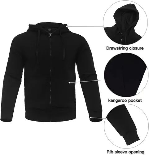 Miniatura 4 de Zusmen Chándal para hombre, chamarras y pantalones de 2 piezas