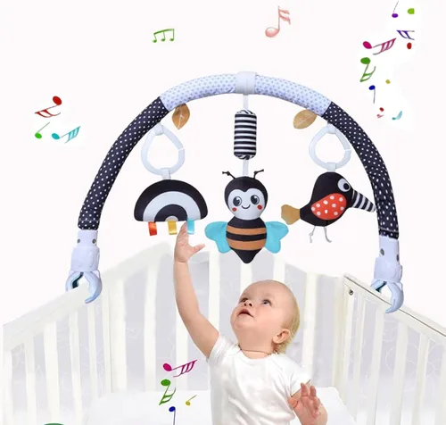 Miniatura 13 de Juguetes de arco para cochecito de bebé Pau1Hami1ton, juguetes para asiento de coche, barra de juguete para balancín/móvil para cuna, juguetes