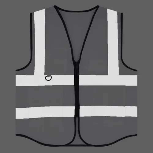 Miniatura 5 de TOPTIE Chaleco de seguridad blanco, chaleco de comando de incidentes con 5 bolsillos y tiras reflectantes de alta visibilidad de 2 pulgadas