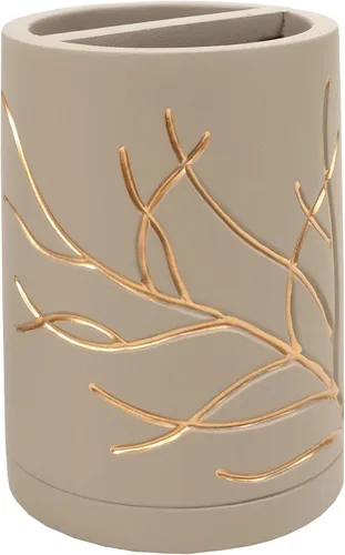 Miniatura 32 de Sweet Home Collection - Colección de accesorios de baño, diseños únicos decorativos y hermosos para decoración de baño, dispensador de loción/jabón