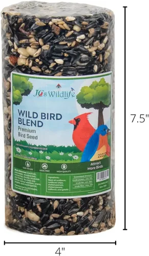 Miniatura 3 de JCs Wildlife Wild Bird Blend - Cilindro pequeño de semillas de pájaro, 1.5 libras (1 cilindro)