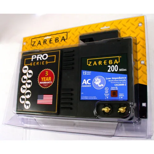 Miniatura 2 de Zareba 200-Mile Cargador de Valla Eléctrica de Baja Impedancia con Alimentación de CA - EAC200M-Z - Para Contener Ganado, Caballos, Cerdos, Ovejas