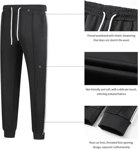 Miniatura 4 de Men's Tracksuits Set Long Sleeve Causal Full Zip Running Sports Sweatsuit for Men 2 Piece Outfits