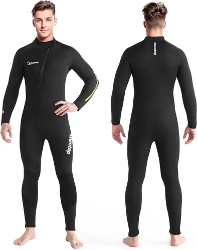 Miniatura 7 de Owntop Traje de neopreno de 5 mm para buceo - Traje húmedo para hombre y mujer de neopreno grueso de cuerpo entero, cremallera frontal, manga larga