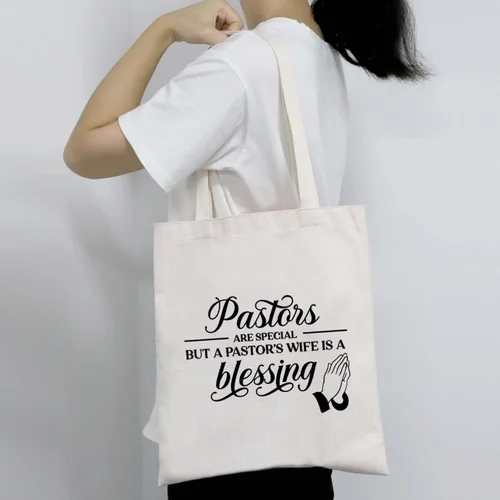 Miniatura 6 de BDPWSS Pastor esposa regalo de agradecimiento pastores son especiales, pero una esposa pastores es una bendición cristiana bolsa de mano
