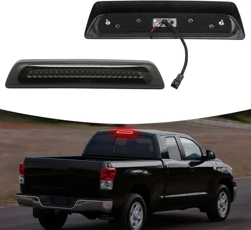 Miniatura 4 de Tercera luz de freno LED compatible con Tundra 2007-2021, luz de freno central trasera de montaje alto, lámpara de carga estroboscópica estilo F1