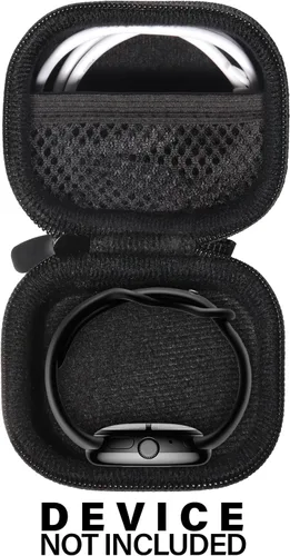 Miniatura 3 de Funda para Google Pixel Watch 2, Pixel Watch, con bolsillo de malla para cargador (negro)