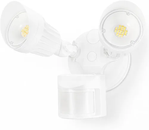 Miniatura 10 de Luz de seguridad LED con sensor circular, 2 cabezales 20W/3 cabezales 30W., LHSCT-20WRSS-WHT, 20.0watts, 130.00 volts COB LED Motion Detector