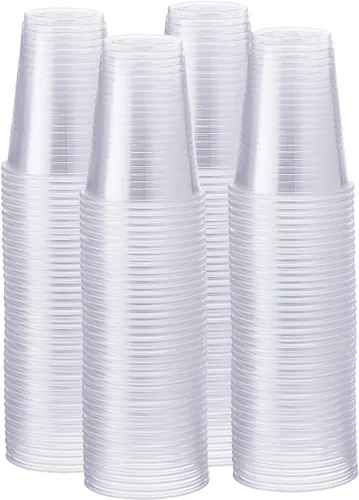 GUSTO Vasos de plástico transparente de 7 onzas [500 unidades] vasos desechables para bebidas frías para fiestas, eventos y uso diario, sin BPA,
