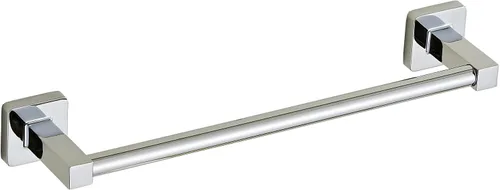 Miniatura 15 de Toallero montado en la pared del baño, toallero de níquel cepillado de 12 pulgadas con estante inoxidable y soporte para toallas de mano, toalleros