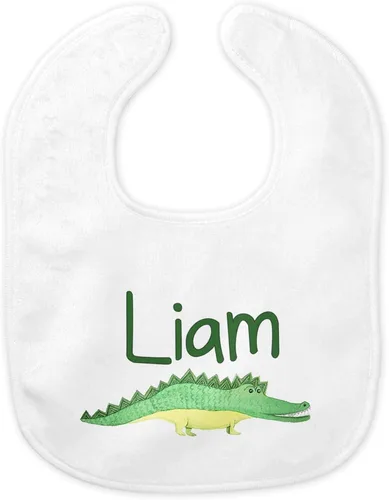 Miniatura 6 de Mantas de bebé personalizadas de cocodrilo para niños con nombre, suaves para recién nacidos, mantas de bebé personalizadas para niños Caimán