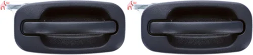 Miniatura 5 de Dorman 80578 - Manija de puerta exterior del lado del pasajero trasero compatible con modelos seleccionados Chevrolet/GMC, color negro texturizado