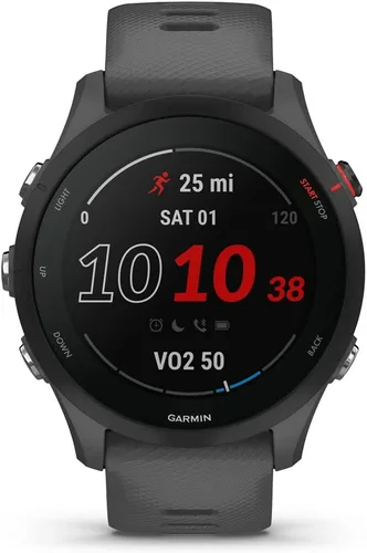 Miniatura 3 de Garmin 010-02641-00 Forerunner 255 Reloj inteligente GPS gris pizarra Modelo socio oficial de Estados Unidos Paquete con paquete de protección