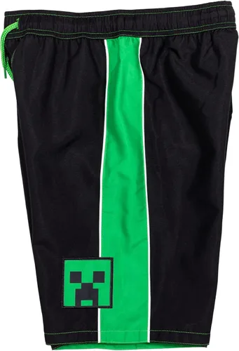 Miniatura 5 de Minecraft Zombie Creeper Alex Steve - Conjunto de traje de baño y protector de erupción para niños pequeños a grandes