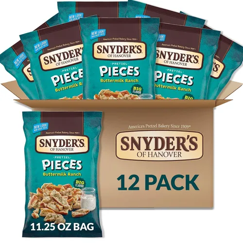 Miniatura 13 de Snyder's Of Hanover Pretzel Pieces, Jalapeño, 11.25 onzas (paquete de 12)