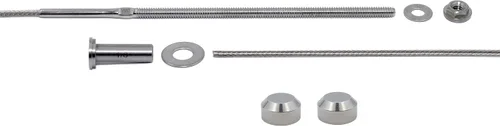 Miniatura 6 de 1/8" Cable Railing Kit for Wood Posts – 5 Ft Length – 316 Stainless Steel – No Crimping Required, Easy Install Deck Railing – No End Caps