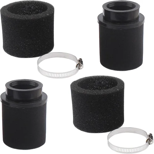2 unidades universales de 1.732 in 1.772 in 1.811 in negro doble espuma filtro de rendimiento para 50cc - 90cc 110cc 125cc ATV Quad Scooter Go Kart