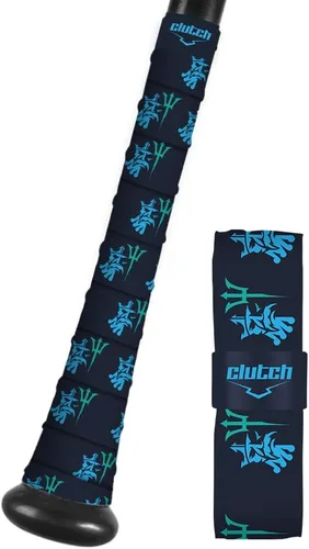 Miniatura 8 de Cinta de agarre para bate de Clutch Sports Apparel, para todo clima, de 1.1mm acolchada y antideslizante para béisbol y sóftbol, duradera