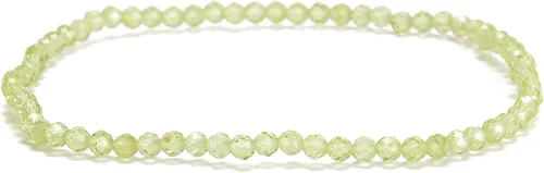 Miniatura 6 de JM Design 02-Peridot Peridot Cuentas Redondas Cuentas Pulsera 0.079 in 7.5'' Longitud