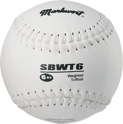 Miniatura 7 de Markwort Funda de cuero con peso de 12 pulgadas para softballs