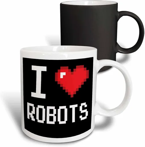 Miniatura 10 de 3dRose 118933_4 - Taza, 11 onzas, color blanco y negro