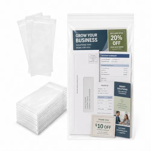 Miniatura 18 de 200 bolsas transparentes de celofán para panadería autosellables de 3x5-1.4 mils de grosor, bolsas pequeñas de plástico adhesivo OPP para galletas