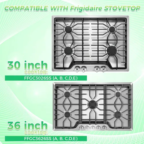 Miniatura 4 de Paquete de 5 pomos de cocina de gas 5304525746, perillas de control de quemador de superficie, perillas de repuesto para pomos de cocina Frigidaire