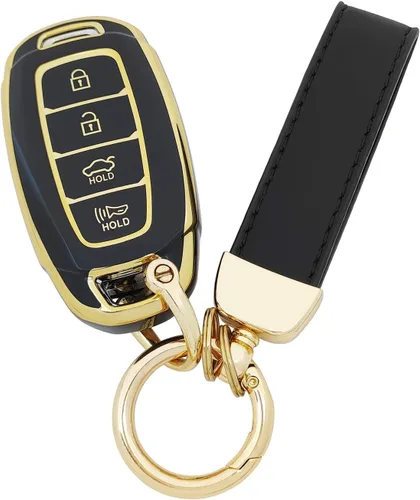 Funda protectora de TPU suave de 360 grados para Hyundai Palisade Elantra Kona Azera Santa Grandeur IG Key Fob