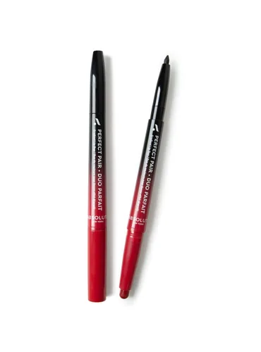 Miniatura 15 de Absolute New York ALD04 Perfect Pair Lip Duo, Labios más llenos y carnosos, Tono más profundo para contornear labios, Lápiz labial satinado y Madera
