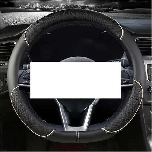 Funda de cuero sintético para volante de automóvil, tipo D para Nissan para X-Trail para Qashqai para Rogue for Sport para Rogue 2017 2018 2019 2020