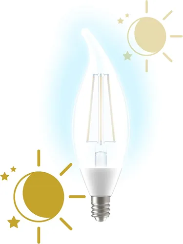 Miniatura 11 de GE LED+ CA11 - Bombillas LED para exteriores del atardecer al amanecer, luces de seguridad automáticas encendido/apagado, luz del día, base Luz