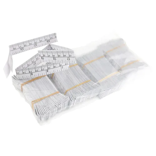 Miniatura 3 de WIN TAPE Cinta métrica de papel de 3.3 ft de 40 pulgadas, reglas de medición de heridas, cabeza de medición de bebés usada Educare, paquete