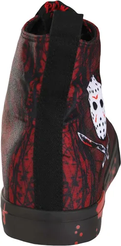 Miniatura 4 de Viernes 13th Jason High Top Tenis para adultos, Rojo