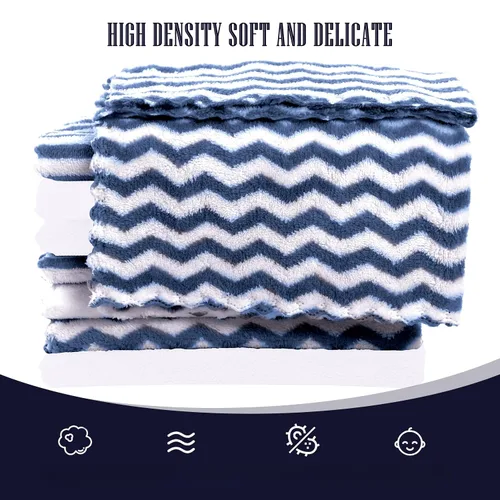 Miniatura 11 de Paquete de 8 paños para eructos súper suaves para bebé, paños para bebé, ultra absorbentes, grandes, para recién nacidos, para niños y niñas, trapos