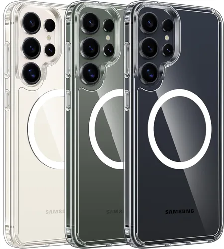 Miniatura 176 de FNTCASE Funda transparente para iPhone 15: Funda para iPhone 14/13, fundas magnéticas para teléfono con protector de pantalla compatible con Magsafe