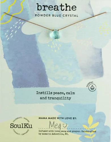 Miniatura 11 de SOULKU Collar de cristal, joyería de cristal curativo hecha a mano, joyería inspiradora para mujeres, cristal de corte de 0.32 x 0.315 pulgadas