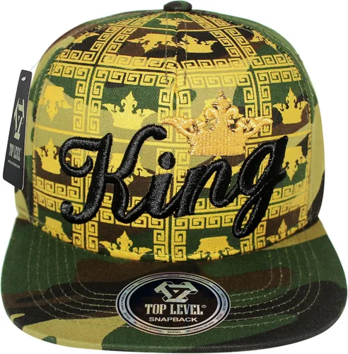 Miniatura 2 de Top Level - Gorra ajustable de algodón para hombre (varios diseños únicos de sombreros disponibles)