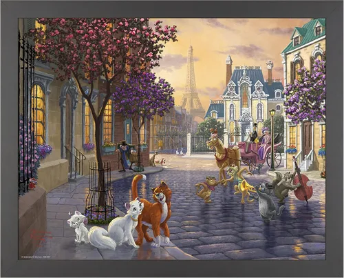 Miniatura 10 de Thomas Kinkade Estudios Disney The Aristocats - Impresión artística (11 x 14 pulgadas)