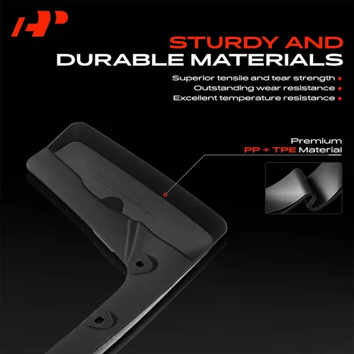 Miniatura 5 de A-Premium Aletas de barro compatibles con Toyota Camry 2015 2016 2017 Sedán, no requiere perforación, protectores de lodo con accesorios